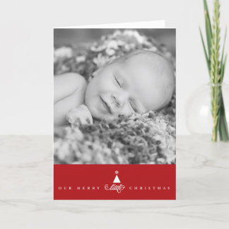 Tarjeta Festiva Nuestros Navidades pequeños se burlan del bebé, pr