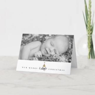 Tarjeta Festiva Nuestros Navidades pequeños se burlan del bebé, pr