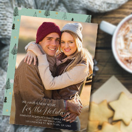 Tarjeta Festiva Nueva dirección de la nueva casa de vacaciones com