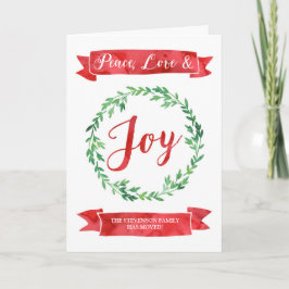 Tarjeta Festiva Nueva dirección de los Navidades de la guirnalda v