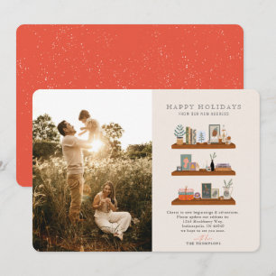 Tarjeta Festiva Nuevas estanterías de casas mudándose foto de Invi