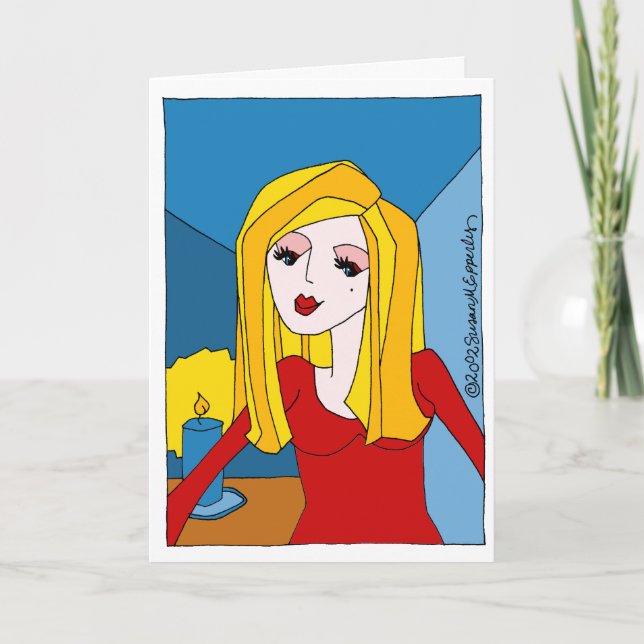 Tarjeta Festiva Nuevo amor Valentine Rumi cita Romance romántico (Anverso)