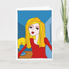 Tarjeta Festiva Nuevo amor Valentine Rumi cita Romance romántico