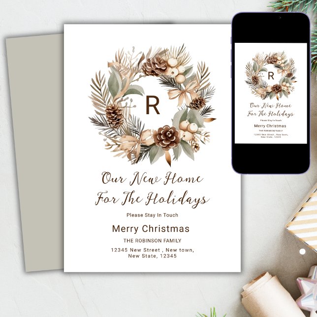 Tarjeta Festiva Nuevo Hogar Para La Guerra De Invierno De Monogram (Subido por el creador)