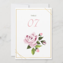 Números de mesa de boda Mesa de boda y asientos