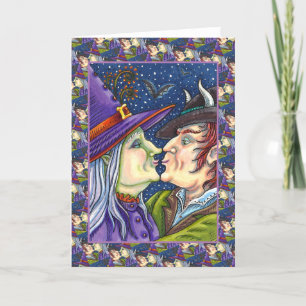 TARJETA FESTIVA NUNCA DEMASIADO VIEJO PARA ROMANCE, WITCH & WARLOC