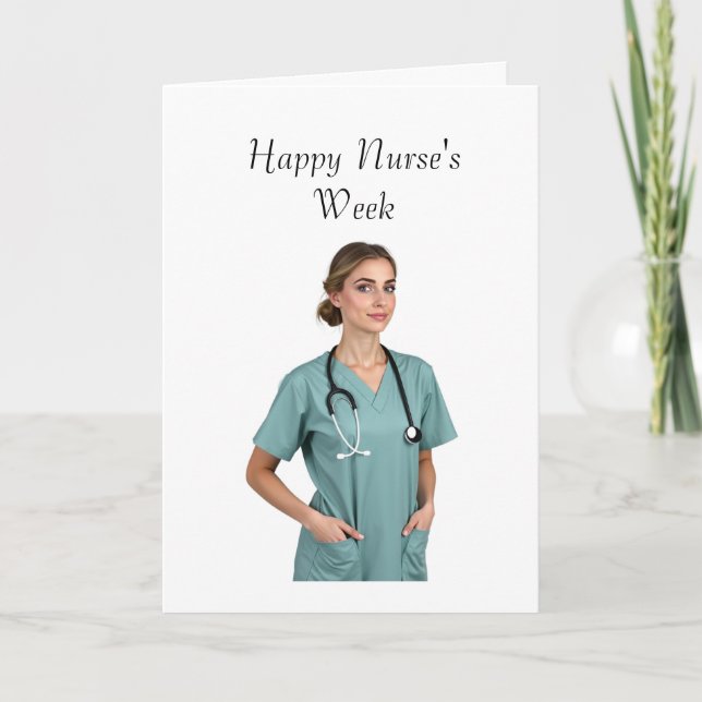 Tarjeta Festiva Nurse's Week Appreciation Card (Anverso)