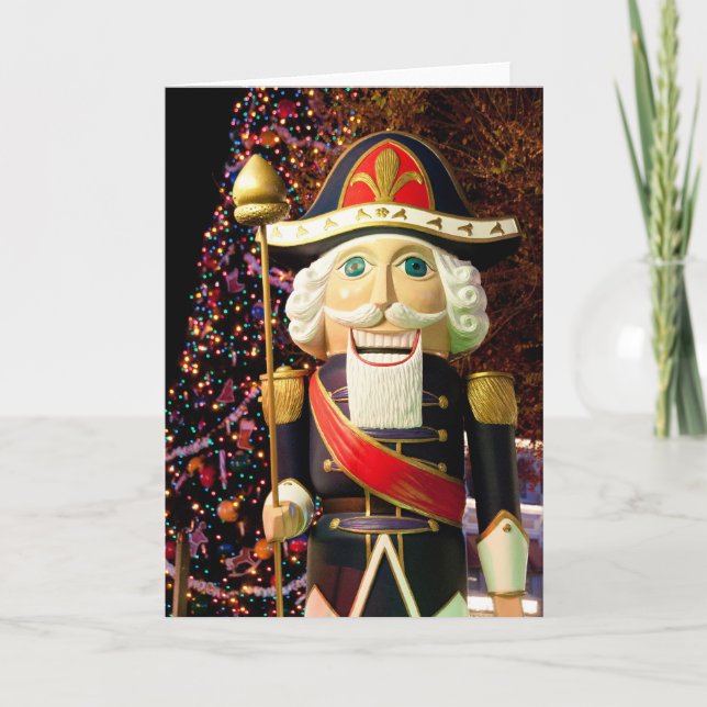 Tarjeta Festiva Nutcracker (Anverso)