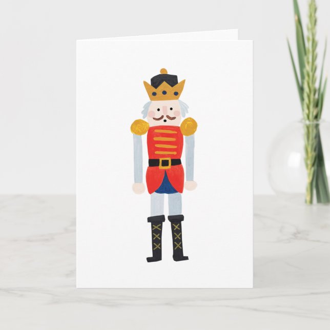 Tarjeta Festiva Nutcracker (Anverso)