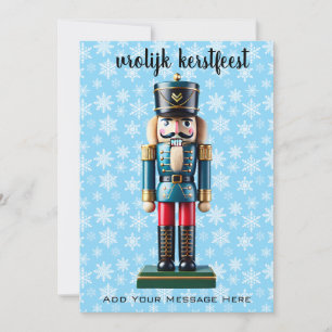 Tarjeta Festiva Nutcracker Alemán - Personalizado del festival de 
