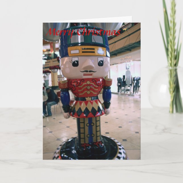 Tarjeta Festiva Nutcracker Christmas Card (Anverso)