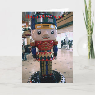 Tarjeta Festiva Nutcracker Christmas Card
