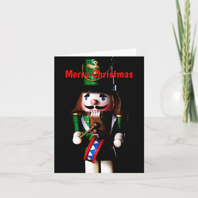 Tarjeta Festiva Nutcracker de Irlanda (Anverso)