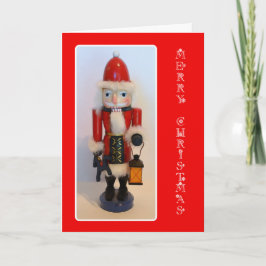 Tarjeta Festiva Nutcracker de Santa Claus