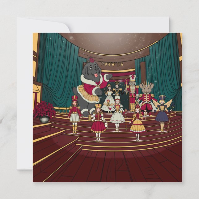 Tarjeta Festiva Nutcracker de Terranova (Anverso)