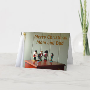 Tarjeta Festiva Nutcrackers de personalizable