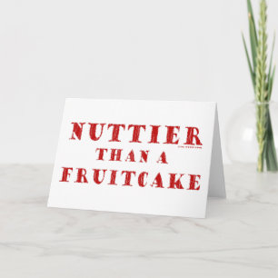 Tarjeta Festiva Nuttier que un frutero