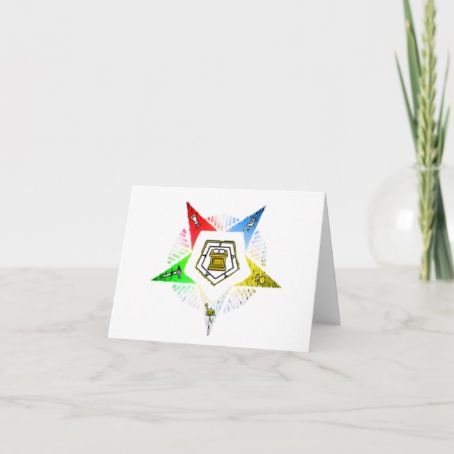 TARJETA FESTIVA O.E.S.~ (Anverso)