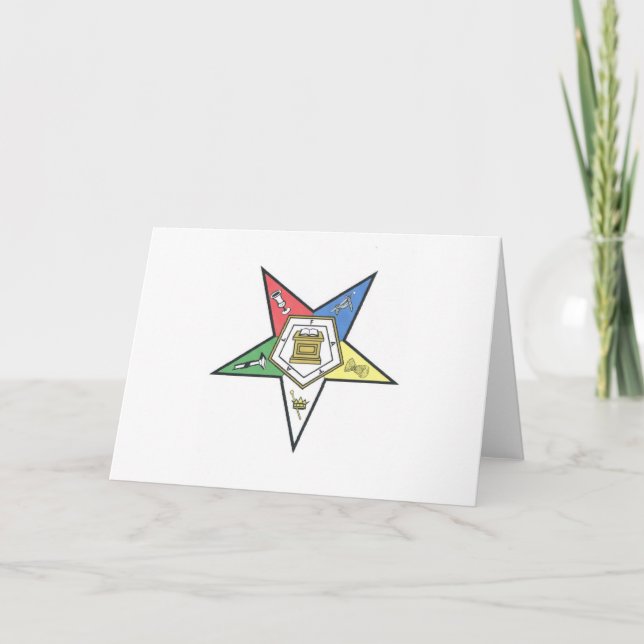 Tarjeta Festiva O.E.S. Productos (Anverso)