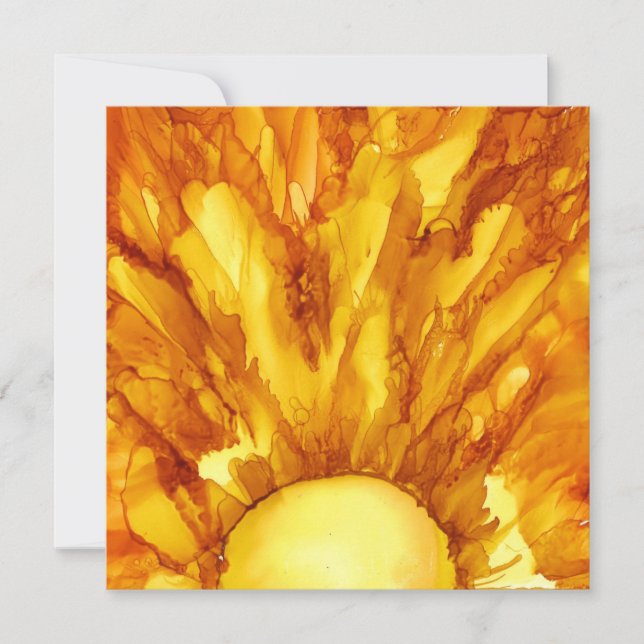 Tarjeta Festiva O Rising Sun (Anverso)