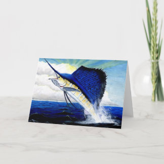 Tarjeta Festiva Obra de arte ganadora para niños: marineros