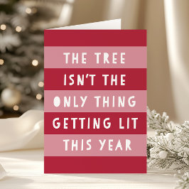 Tarjeta Festiva Obtener luz | Festividad divertida