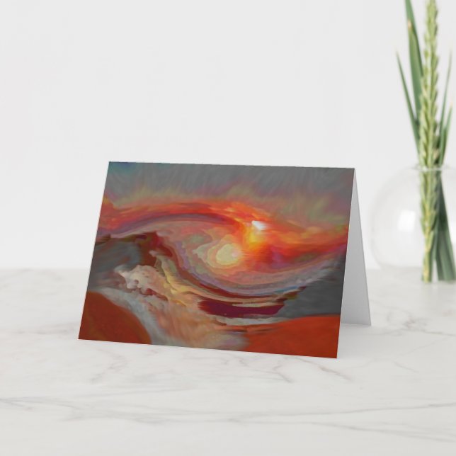 Tarjeta Festiva Ocaso (Anverso)