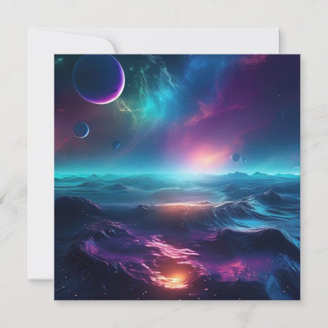 Tarjeta Festiva Océano Índico (Anverso)