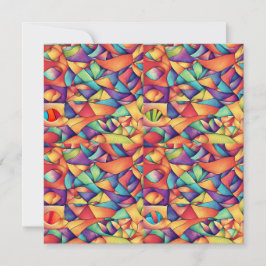 Tarjeta Festiva Océano psicodélico