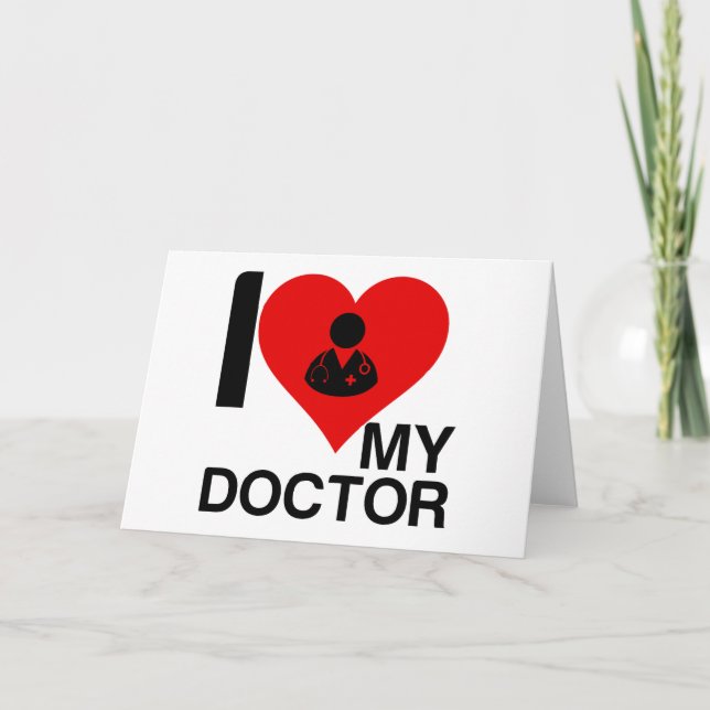 TARJETA FESTIVA OCULTO A MI MÉDICA (Anverso)