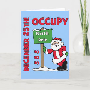 Tarjeta Festiva Ocupar el Polo Norte