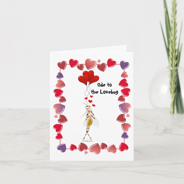 Tarjeta Festiva Ode a Lovebug (Anverso)
