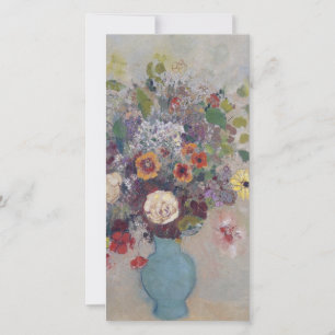 Tarjeta Festiva Odilon Redon - Vase De Flores