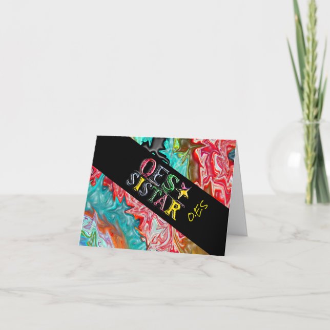 TARJETA FESTIVA OES SISTAR* (Anverso)
