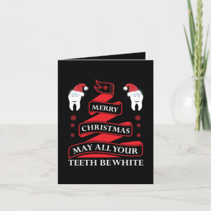 Tarjeta Festiva oficina Dentist de Navidades divertidos