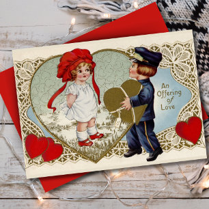 Tarjeta Festiva Ofrenda de amor a la Personalizado Valentine de lo