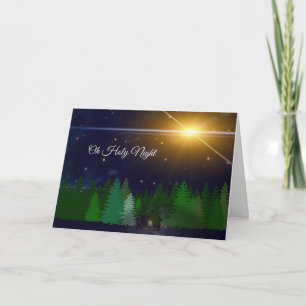 Tarjeta Festiva Oh Buenas noches - La historia de los Navidades en