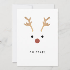 Tarjeta Festiva Oh Deer