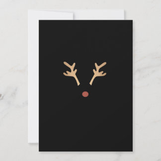 Tarjeta Festiva Oh Deer Playful Artistic Expression