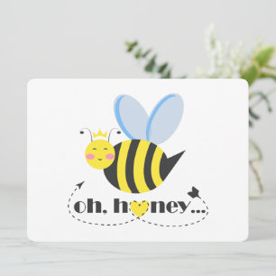 Tarjeta Festiva Oh Honey Valentines reina Bee personaje con tiara