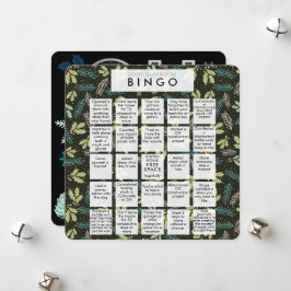 Tarjeta Festiva Oh Qué Año Mint Grn Cuarentena Navidades De Bingo