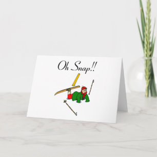 Tarjeta Festiva ¡Oh Snap! (Pausa de hielo)