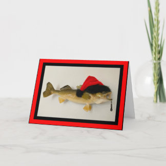 Tarjeta Festiva Ojalesca Lubio Te Deseje Una Feliz Pescado!