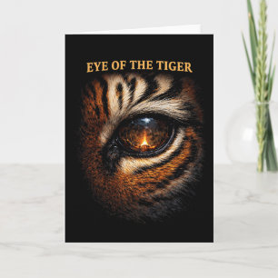 Tarjeta Festiva Ojo del Tigre