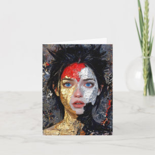 Tarjeta Festiva Ojos De La Brasa – “Retrato De Brasas”