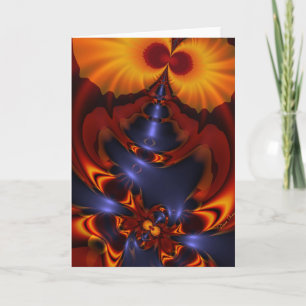 Tarjeta Festiva Ojos de oro - Amethyst y encantamiento ambarino