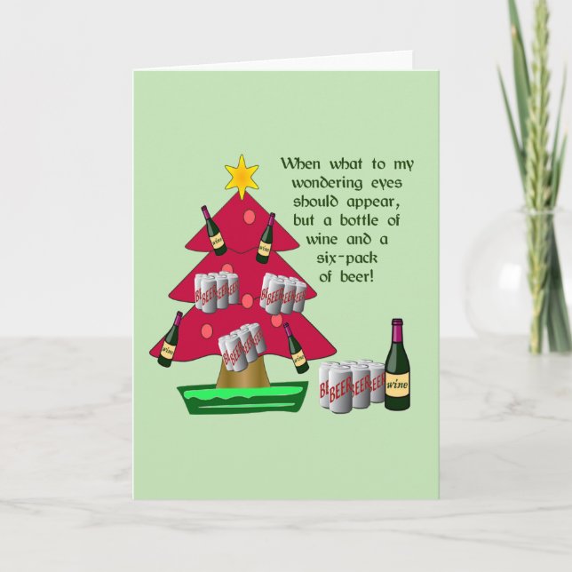 Tarjeta Festiva Ojos maravillados (Anverso)