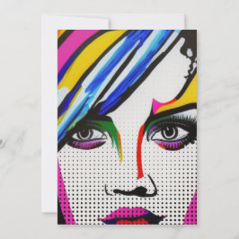 Tarjeta Festiva Ojos mentirosos