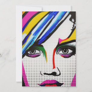 Tarjeta Festiva Ojos mentirosos