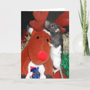 Tarjeta Festiva Oliverio encuentra a Rudolf